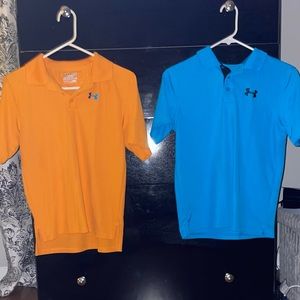 Big Boys Under Armour Polos Size YLarge